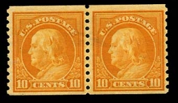 US 497  1916 10 Cent Washington Coil.