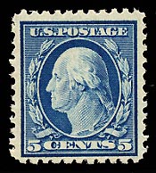 US 504 1917 Five-cent Washington