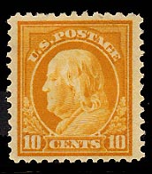 US 510  1917  10-cent  Franklin