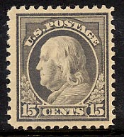 US 514 1917 15-cent  Franklin