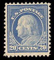 US 515 1917 20-cent Franklin