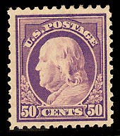 US 517 1917 50-cent  Franklin