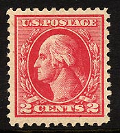 US 527  1918 Two-cent Washington Offset