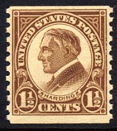 US 598  1.5-Cent Harding Coil