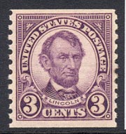 US 600 Three-cent Lincoln Coil