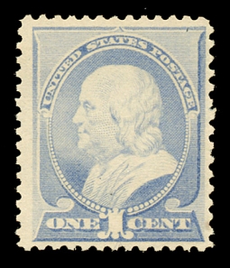 US 212 1887 1 Cent Franklin NH