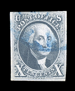 US #2 4-Margin, 10-Cent Washington Light Blue CXL