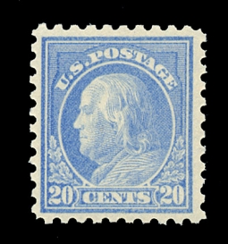 US 4761916 20-cent Franklin