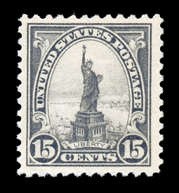 US 566 1922 15-cent Statue of Liberty