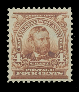 US 303 1902 Four-cent Grant