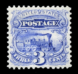 US 114 1869  3 Cent Railroad Pictorial