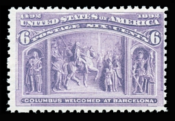 US 235  Six-Cent Columbus in Barcelona