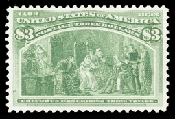 US 243  $3  Columbus Describing His Third Voyage