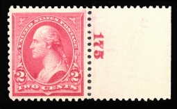 US 267   1895 2-cent Washington Ty. III