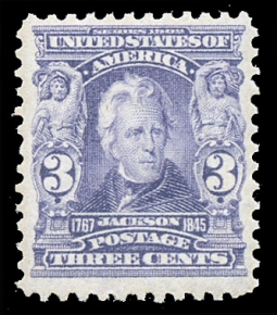 US 302 1902 Three-cent Jackson