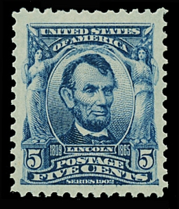 US 304 1902 Five-cent Lincoln