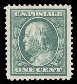 US 331 1908 One-cent Franklin