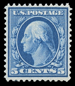 US 335 1908 5-Cent Washington