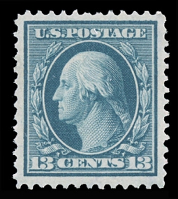 US 339 13-Cent  1908 Washington