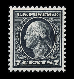 US 407 1914 Seven-cent Washington Black