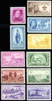 1950  US Commemorative Stamp Year Set; 987-97