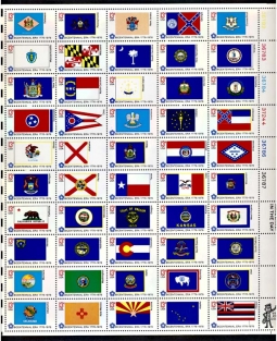 US 1633-82, 50 State Flags