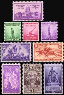 1940  US Commemorative Stamp Year Set; 894-902