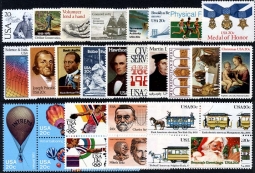 1983 US Commemorative Stamp Year Set; 2031-65