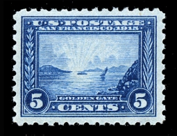 US 403 Five-Cent Golden Gate Perf 10