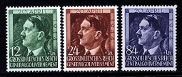 Generalgovernment Hitler's 1944 Birthday, NB33-35