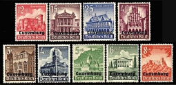 Luxembourg Overprinted Stamp Set NB1-9