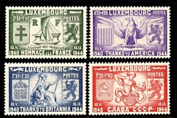 Luxembourg Liberation Stamp Set