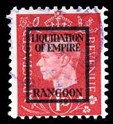 Propaganda Stamp-Liquidation of Empire Rangoon