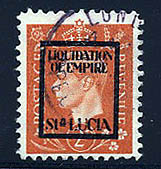 Propaganda Stamp-Liquidation of Empire St. Lucia