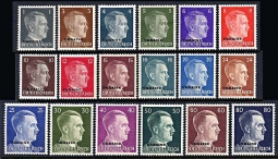Hitler Head Stamp Set Ukraine