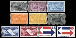 US E14-23 Special Delivery Stamps,1927 to 1971