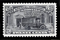 US E14  1925 20-Cent Special Delivery