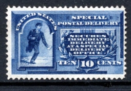 US E1 1895 10-cent Running Messenger