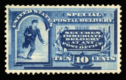 US E2 1888 10-cent Running Messenger