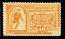 US E3 1893 10-cent Orange Running Messenger
