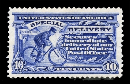 US E6 1902 10-cent Running Messenger