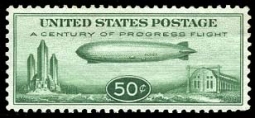 US C18  1933 50-cent Graf Zeppelin