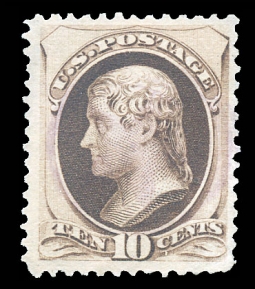 US 188 1879 10-Cent Jefferson Type II