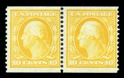 US 356 Ten-cent Washington Horizontal Coil Pair