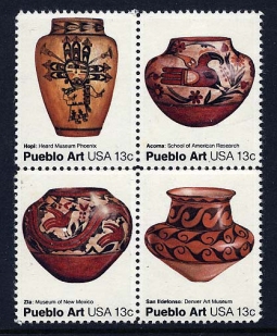 US 1706-9 Indian Pottery