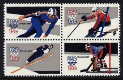 US 1795-8A Winter Olympics  Perf. 11