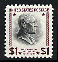 US 832 $1 Woodrow Wilson