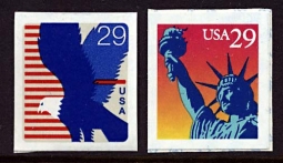 US 2598-9, Eagle and Liberty