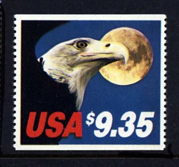 US 1909 $9.35 Express Mail Eagle and Moon