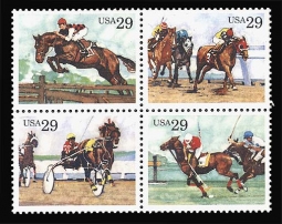 US 2756-9, 1993 Racing Horses